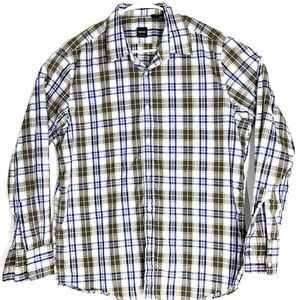Hugo Boss Mens Dress Shirt XL Plaid Regular Fit